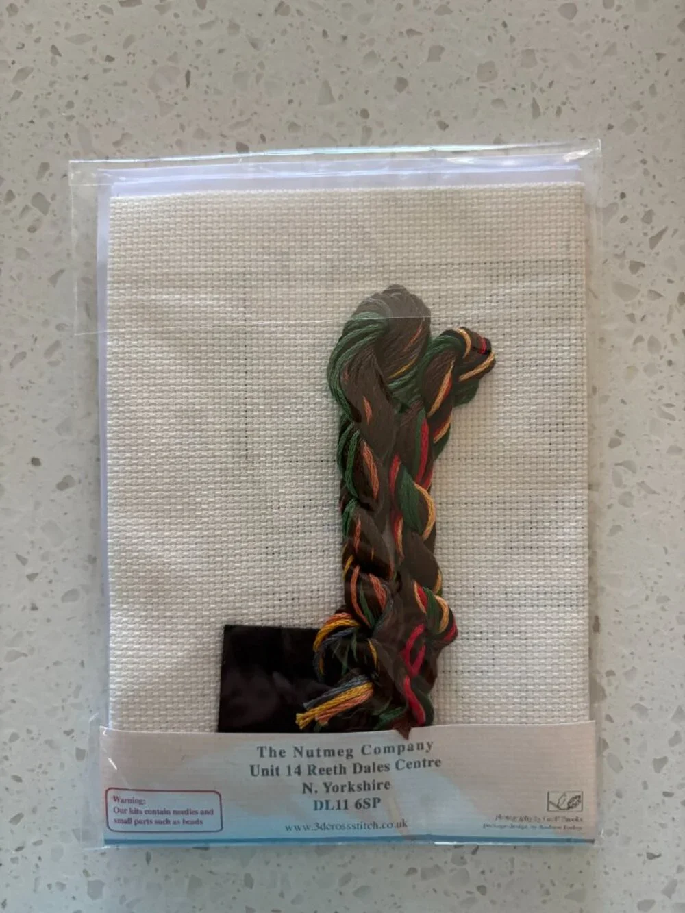 Cross Stitch, three dimensional house